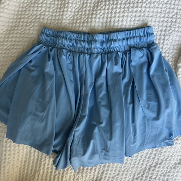 Amazon Women's Athletic Shorts in Blue and White - Picture 5 of 9